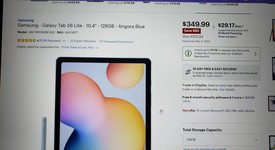 Good
													Samsung Galaxy Tab S6 Lite - Wi-Fi, Blue, 128 GB, 4 GB, SM-P610N, photo 5 of 5