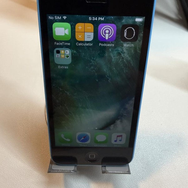 Apple iPhone 5C - Unlocked, 8 GB, Blue, A1532, GSM