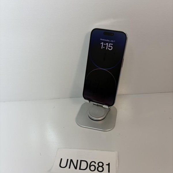 Apple iPhone 14 Pro - Unlocked, 128 GB, Silver, A2650
