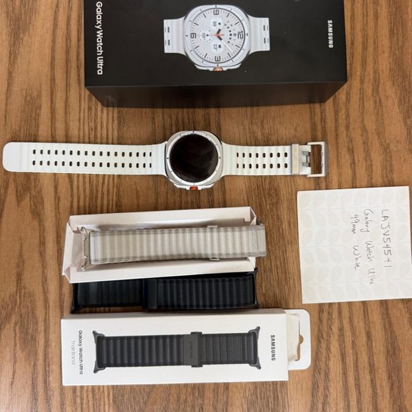 Samsung Galaxy Watch Ultra - Unlocked, White, SM-L705U, 47mm