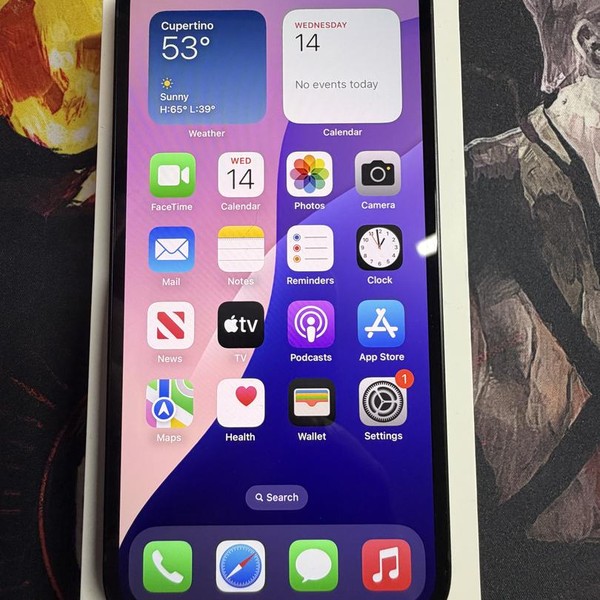 Apple iPhone 16e - Unlocked, 128 GB, Black, A3212