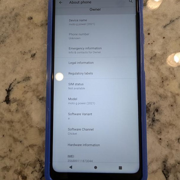 Moto G Power (2021) - Cricket, 64 GB, Gray, 4 GB