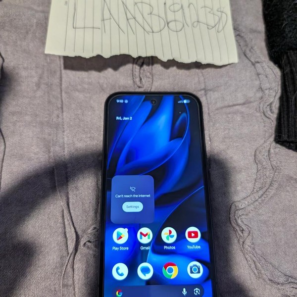 Google Pixel 9a - Unlocked, 128 GB, Obsidian, 8 GB