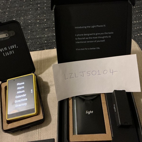 Light Phone 3 - Unlocked, Black, 128 GB, 6 GB