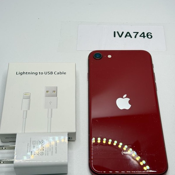Apple iPhone SE 3rd Gen 2022 - Unlocked, 128 GB, Red, A2595