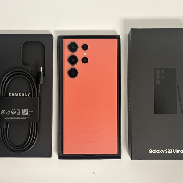 Samsung Galaxy S23 Ultra - Unlocked, 512 GB, Red, 12 GB, SM-S918U1