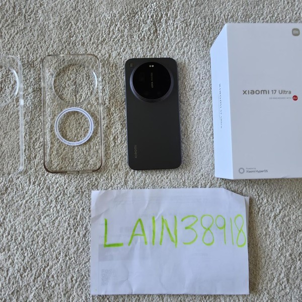 Xiaomi 17 Ultra - Unlocked Non-US, 512 GB, Black, 16 GB