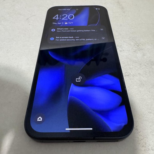 Google Pixel 9a - Unlocked, 128 GB, Obsidian, 8 GB