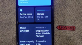 Good
													OnePlus 11 - Unlocked, Black, 256 GB, 16 GB, CPH2451, photo 1 of 7