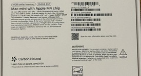 New
													Mac Mini 2024 - Apple M4, 256 GB, 16 GB, photo 3 of 3