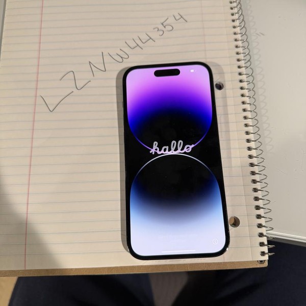 Apple iPhone 14 Pro - Unlocked, 256 GB, Purple, A2650