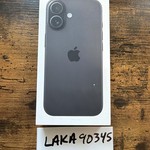 New Apple iPhone 16 - T-Mobile, 128 GB, Black, A3081