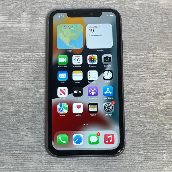 Apple iPhone 11 - Unlocked, 64 GB, Purple, A2111