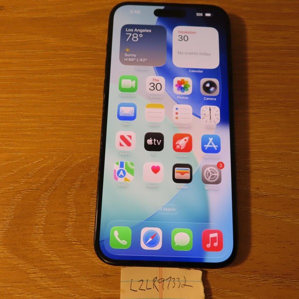 Apple iPhone 15 Plus - Unlocked, 128 GB, Black, A2847