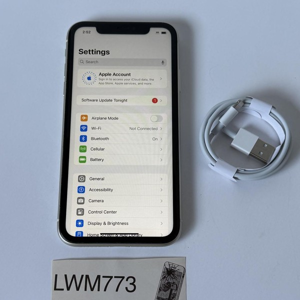 Apple iPhone 11 - Unlocked, 64 GB, White, A2111