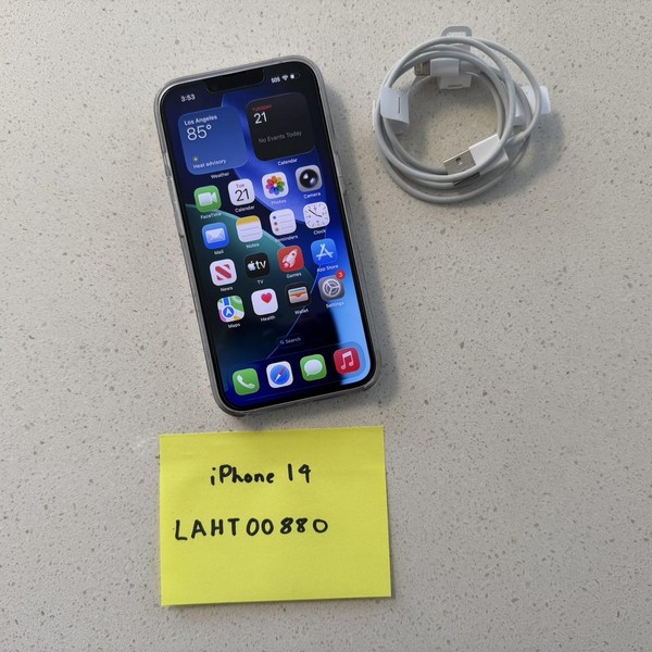 Apple iPhone 14 - Unlocked, 128 GB, Purple, A2649
