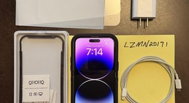 Good
													Apple iPhone 14 Pro Max - Unlocked, Black, 128 GB, A2651, photo 1 of 5