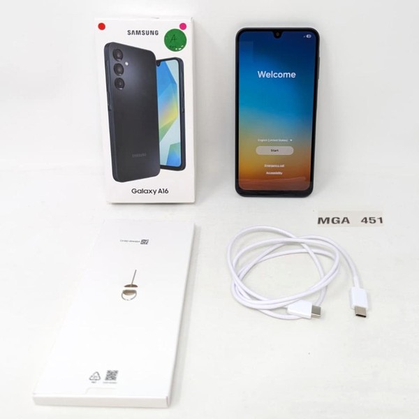 Samsung Galaxy A16 4G - Unlocked Non-US, 128 GB, Black, 4 GB