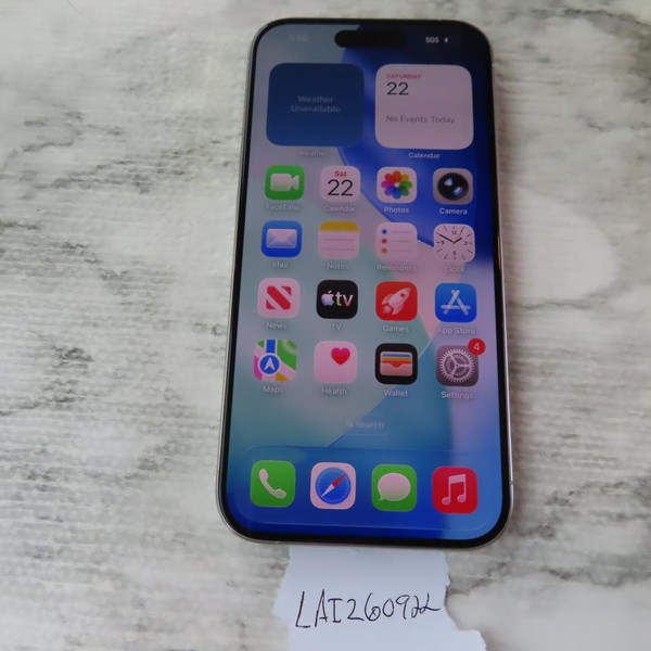 Apple iPhone 15 Pro - Unlocked, 128 GB, White, A2848