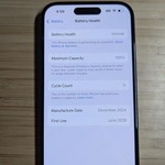 Mint Apple iPhone 15 - Unlocked, 128 GB, Black, A2846