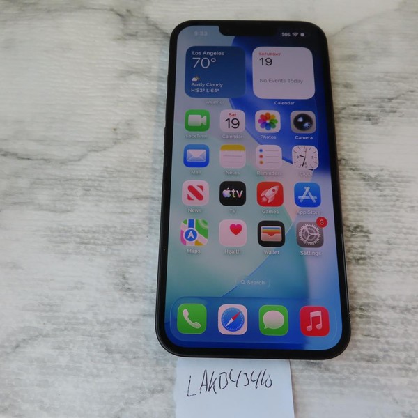 Apple iPhone 16e - Unlocked, 128 GB, Black, A3212