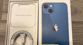 Mint
													Apple iPhone 13 - Unlocked, Blue, 128 GB, A2482, photo 1 of 7