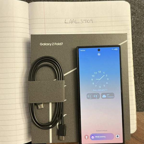 Samsung Galaxy Z Fold7 - Unlocked, 1 TB, Jetblack, 16 GB, SM-F966U1