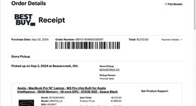 Good
													MacBook Pro Late 2023 (M3) - 16" - Apple M3 Pro 12-core, Black, 512 GB, 18 GB, 18-core GPU, photo 5 of 15