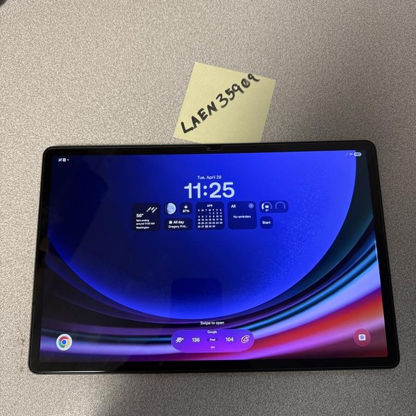 Samsung Galaxy Tab S9 Plus - Wi-Fi, 256 GB, Graphite, 12 GB, SM-X810