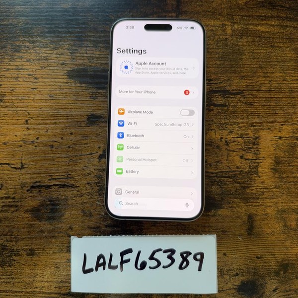 Apple iPhone 15 Pro - Unlocked, 256 GB, Natural, A2848