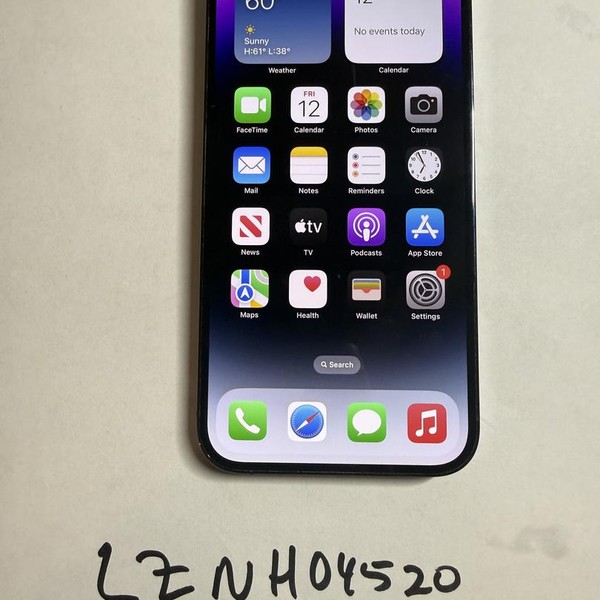 Apple iPhone 14 Pro Max - Unlocked, 128 GB, Purple, A2651
