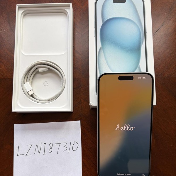 Apple iPhone 15 Plus - Unlocked, 128 GB, Blue, A2847