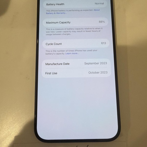 Apple iPhone 15 Pro Max - Unlocked, 256 GB, Black, A2849