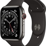 Fair Apple Watch Series 6 40mm - Unlocked, Graphite, A2293 - Cellular, Stainless Steel