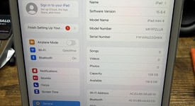 Good
													Apple iPad Mini 4 - Wi-Fi, Silver, 128 GB, photo 3 of 5