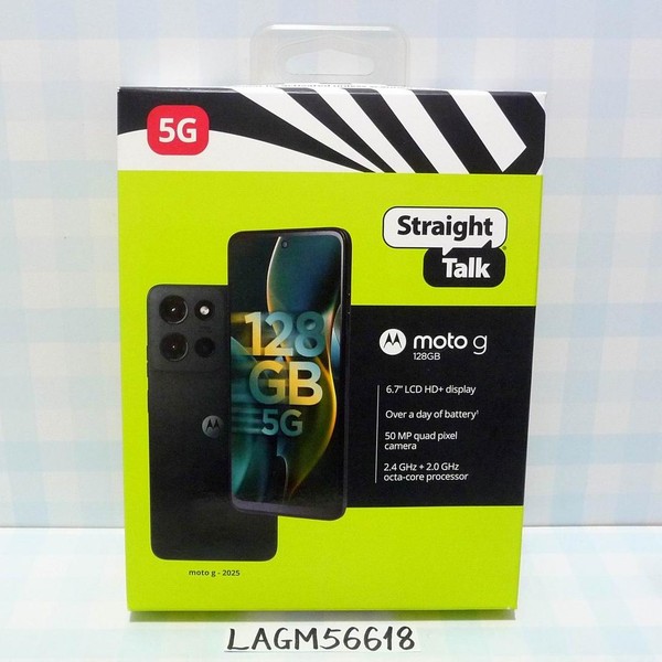 Moto G 5G (2025) - Straight Talk, 128 GB, Gray