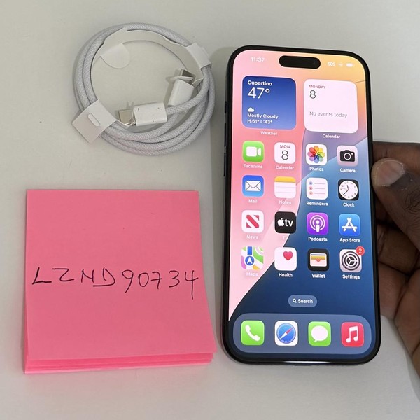 Apple iPhone 15 Pro - Unlocked, 128 GB, Blue, A2848