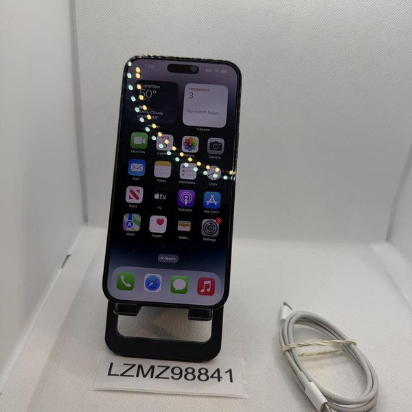 Apple iPhone 14 Pro Max - Unlocked, 256 GB, Black, A2651