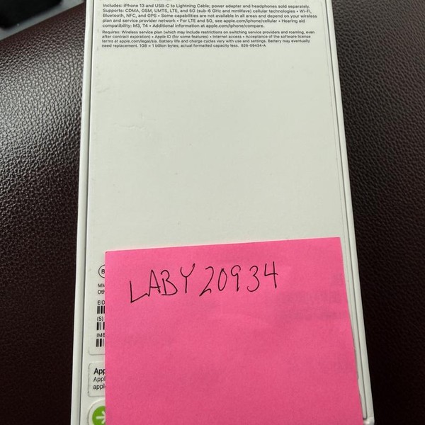 Apple iPhone 13 - Metro by T-Mobile, 128 GB, Midnight, A2482