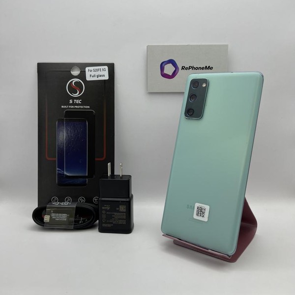 Samsung Galaxy S20 FE 5G - Unlocked, 128 GB, Cloud Mint, 6 GB, SM-G781U1/DS