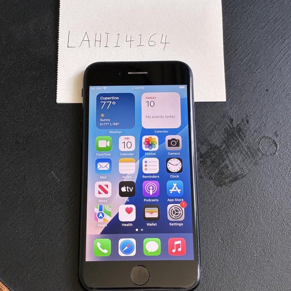 Apple iPhone SE 3rd Gen 2022 - Unlocked, 64 GB, Midnight, A2595
