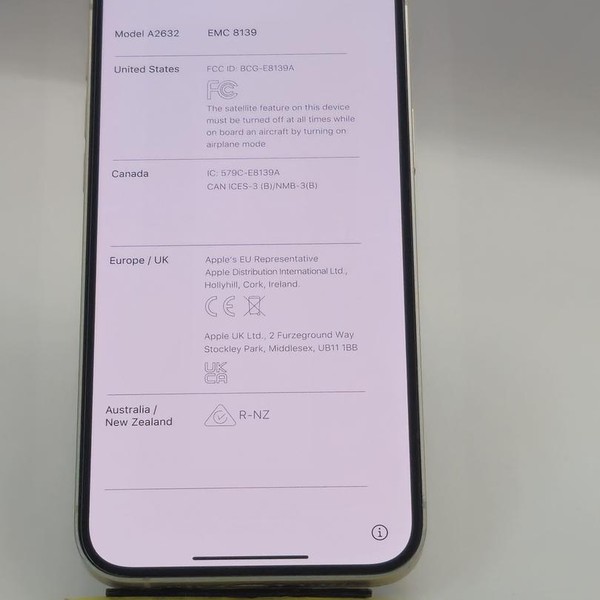 Apple iPhone 14 Plus - Unlocked, Starlight, 128 GB, A2632