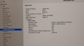 Good
													MacBook Air 2023 (M2) - 15" - Apple M2, Starlight, 512 GB, 8 GB, photo 5 of 9