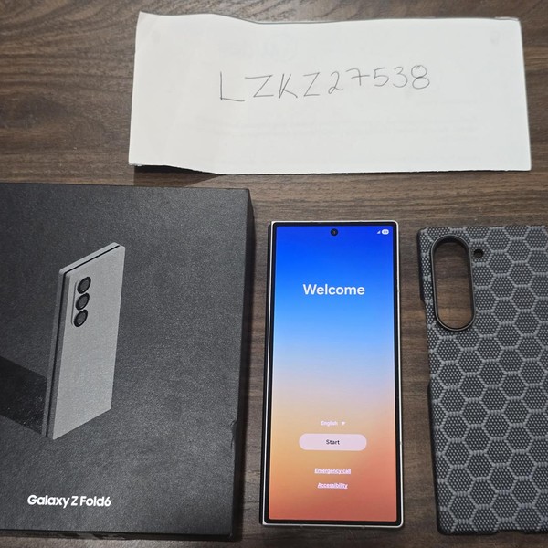 Samsung Galaxy Z Fold6 - Unlocked, 512 GB, Silver, 12 GB, SM-F956U1