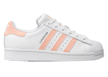 adidas Superstar Cloud White Haze Coral (GS) for sale