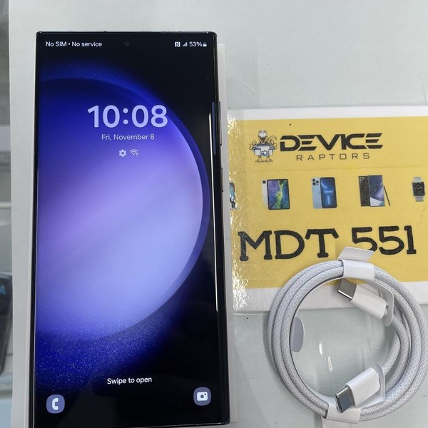 Samsung Galaxy S23 Ultra - AT&T, 512 GB, Black, 12 GB, SM-S918U