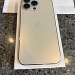 Good Apple iPhone 14 Pro Max - AT&T, Gold, 256 GB, A2651
