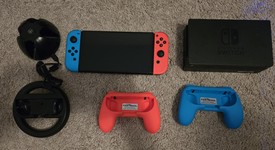 Good
													Nintendo Switch - OLED - Red & Blue, 64 GB, photo 1 of 9