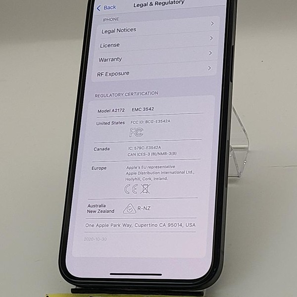 Apple iPhone 12 - AT&T, 64 GB, Black, A2172