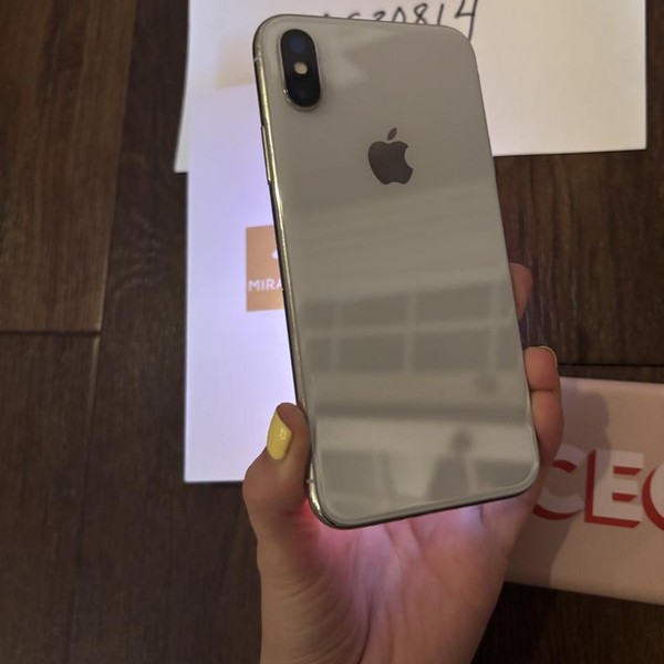 Apple iPhone X - Verizon, 256 GB, Silver, A1865